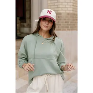 Emilia Light Sage Hoodie Sweatshirt