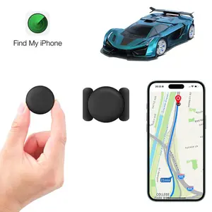 GPS Tracker for Car,Mini Trackers Device with Weatherproof Magnetic Case-No Monthly Fee-Best Hidden GPS Trackers,Anti-lost Device,Works with Apple Find My fathersdaygift