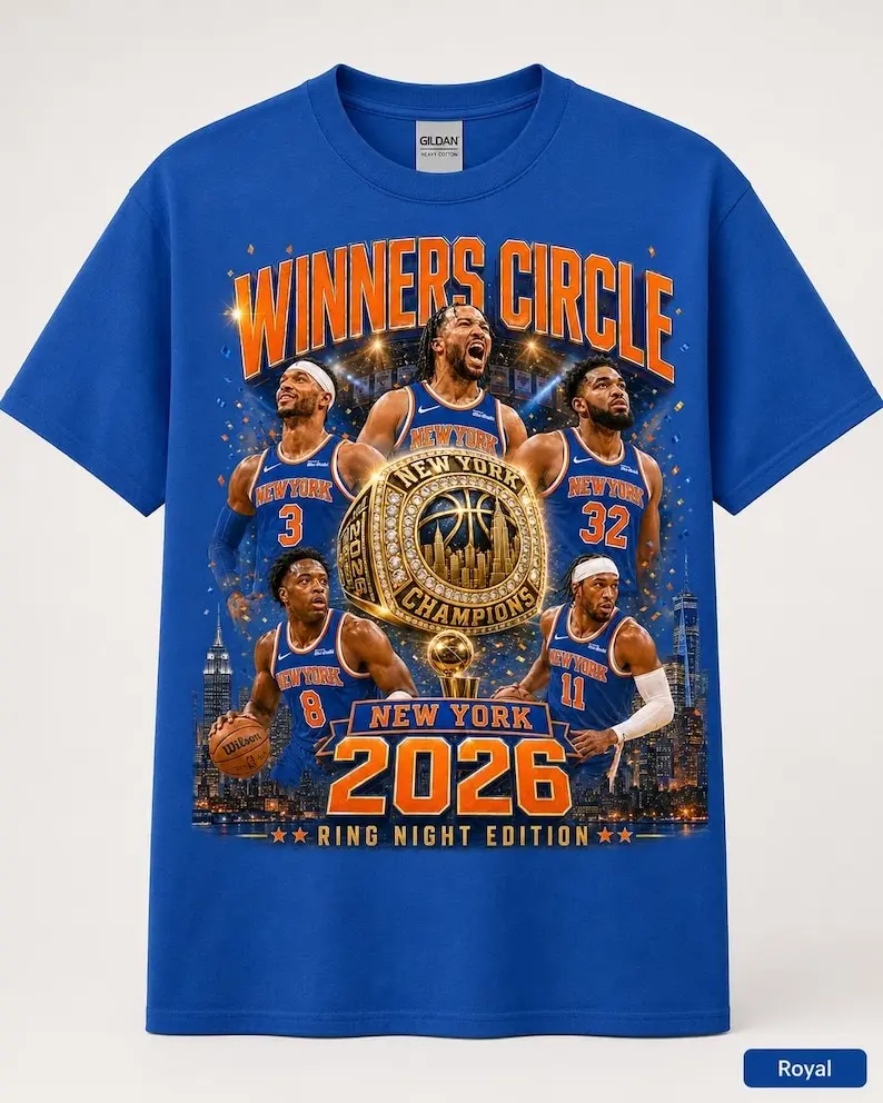New York 2026 Champs Shirt, Winners Circle Basketball Tee, Ring Night Vintage T-Shirt, NY Sports Fan Gift