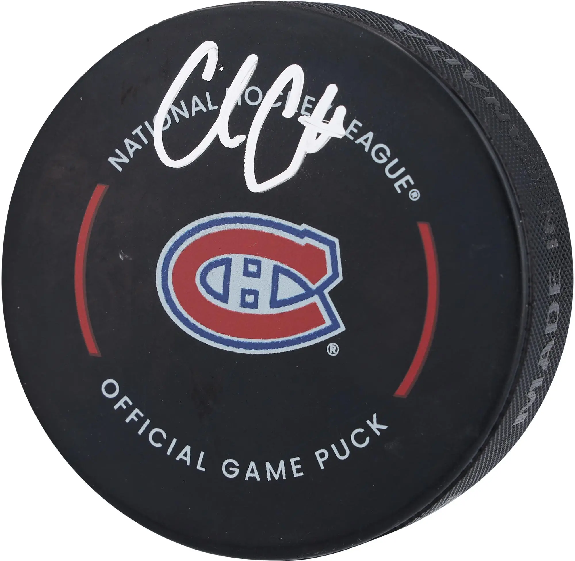 Cole Caufield Montreal Canadiens Autographed Official Game Puck - Fanatics Authentic Certified