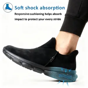 Chef Shoes Waterproof Anti-Slip Black Round Toe Oil/Wear-Resistant Lightweight Breathable Insole for Hospital & Restaurant Staff Footwear Boy Work Worker non-slip winter chef shoe
