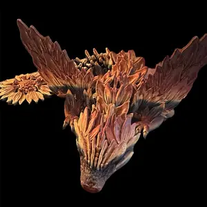 3d printed sunflower dragon