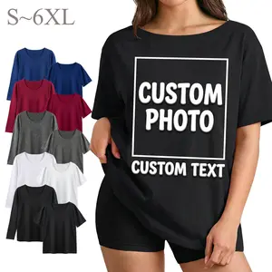 Custom T-Shirt with Your Photo & Text Personalized Face Cutout Vintage B&W or Custom Design Perfect Gift for Graduation BFF Mother's Day & Faith Top Womenswear Plus Size Curvy Fit Graphic Tee