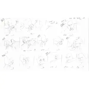 Hercules Walt Disney Production Animation Drawing Used to Make an Episode Wendell Washer A83