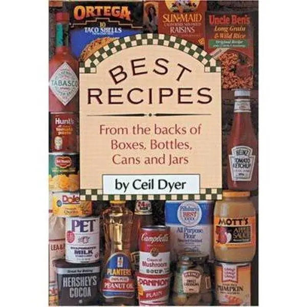 USED Book - Best Recipes from the Backs of Boxes, Bottles, Cans, and Jars (Hardcover) by Ceil Dyer (Author) (Hardcover) - english