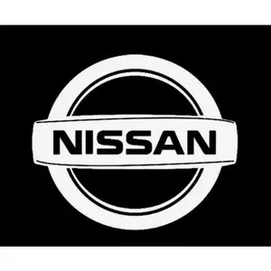 For Nissan Car Door Sign Welcome Light LED Projection Lamp for Nissan Maxima Titan Terra Altima Teana Amadar Navara Pathfinder Quest(Battery Not Included)