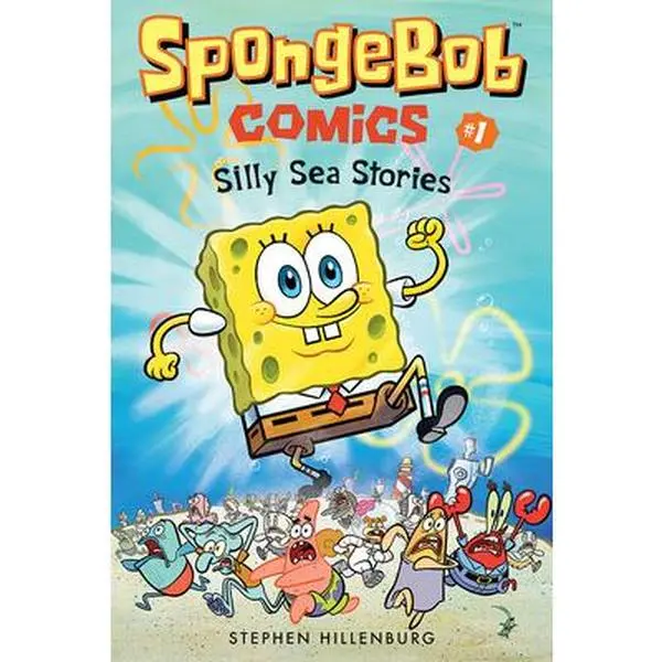 Spongebob Comics: Book 1 - Classic Spongebob Stories, Undersea Cast Comic Adventure, Stephen Hillenburg, Trade Paperback Children's Literature & Art Publication, 0.6 lbs, 8.9" h x 6" l x 0.5" w