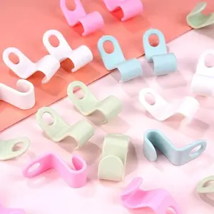 40 PCS Clothes Hanger Connector Hooks, Hanging Closet Organizer Space-Saving Clips for Hangers & Pegs (Home Supplies)