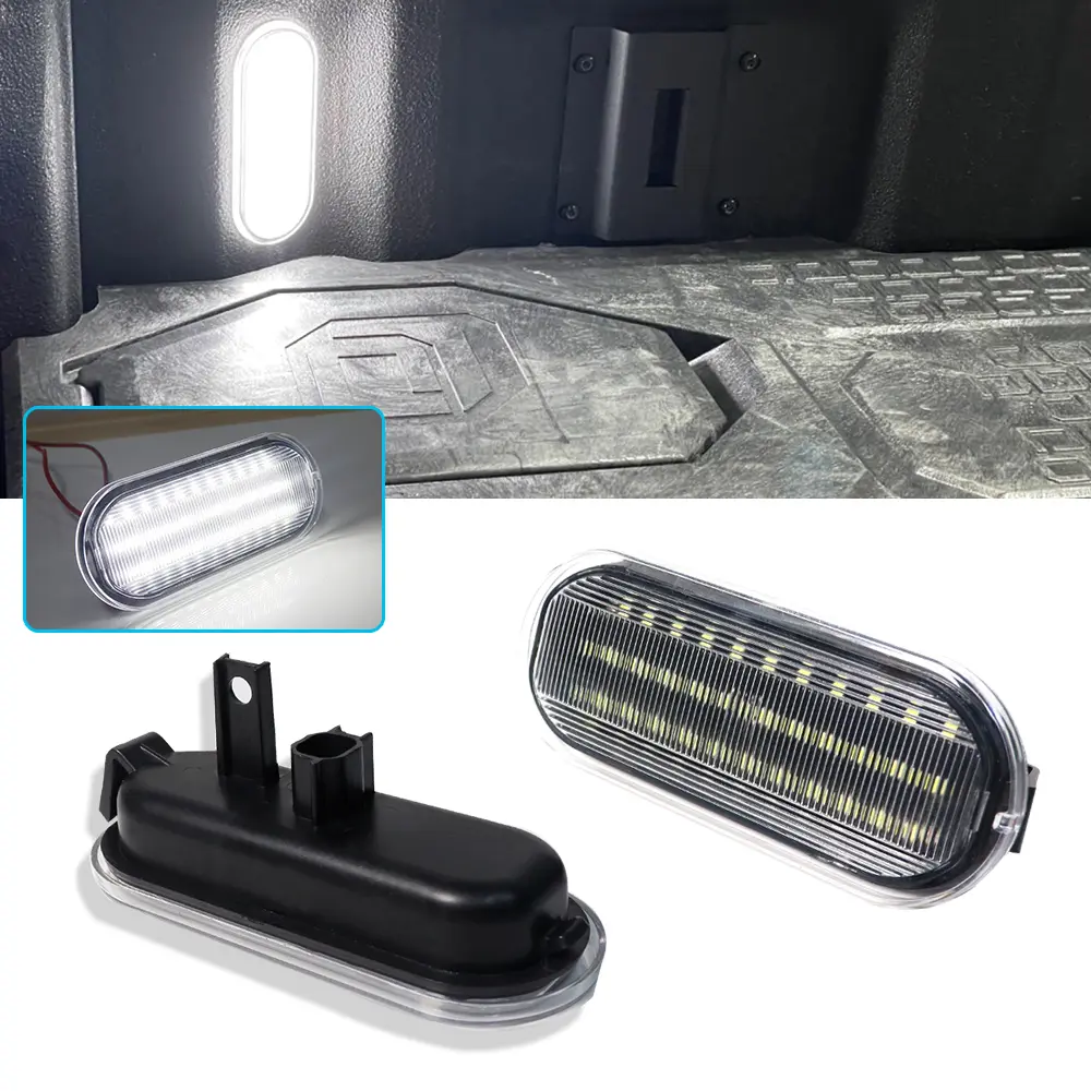 2pcs White Car Truck Bed Light Assembly For Ford Raptor F150 F250 F350 Truck Bed Light Entire cargo area , Replace OEM # FL3Z-13E754-A FL3Z13E754A