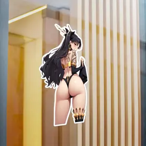 Hestia From DanMachi, Anime Waifu Stickers, Sexy Goth Girl, Lewd Kiss-Cut Vinyl Decals, Anime Girl Stickers, Laptop Decals, Anime Merch