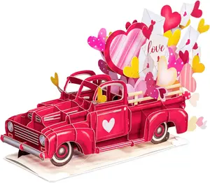 3D Loads of Love Pop Up Card, With Detachable Popup Keepsake, Gift for Birthday, Anniversary, All Occasion - Oversized 10" x 7" Cover - Includes Envelope and Note Tag