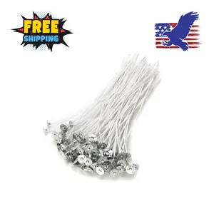 Candle Wicks for Candle Making, 6 Inch 100 Piece