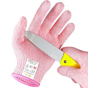 Cut Resistant Gloves Level 5, Food Grade Safety Gloves for Kitchen, Wood Carving, Gardening & DIY