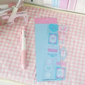 Hot Silver Bubble Stickers Deco Stickers Korean Stickers Scrapbook Stickers Cute Guka Card Decor Journal Embellishments