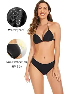 LEOVQN Period Swimwear Bikini Bottoms Leakproof Waterproof Menstrual Briefs No More Period Worries for Women Teens Girls