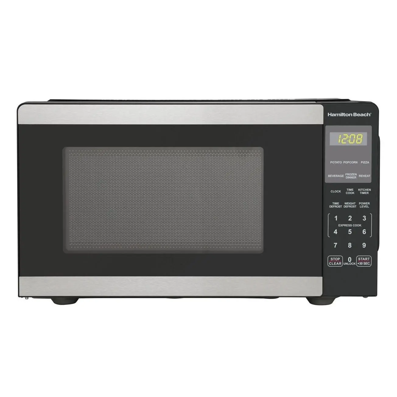 Hamilton Beach 0.9 Cu ft Countertop Microwave Oven, 900 Watts