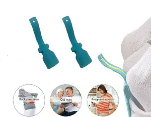 TIKA 1-Pair Wear Shoe Horn Helper Slip Aids for Easy On and Off Shoes and Sneakers