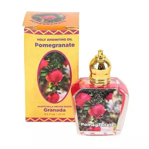 Pomegranate Holy Land Anointing Oil from Israel, 1/2 oz Roller Bottle from Jerusalem