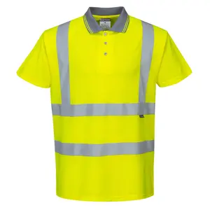 PORTWEST® Short Sleeve Hi Vis Polo Shirt - ANSI Class 2 - S477