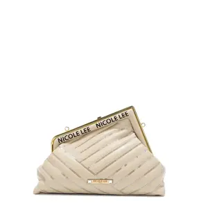 ANGLE SEQUIN CLUTCH
