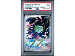 2025 Pokemon TCG Mega Evolution Bulbasaur #133 /132 PSA 9