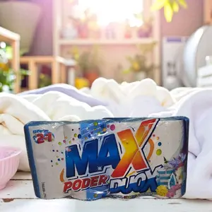 Max Power DUOX Bar Laundry Soap Cilinder 1,600g 4Pk Cilindrico (Imported) Pack of 4 Household - Gentle and Effective Laundry Soap.      BLANCURA, COLORIDO Y SUAVIDAD