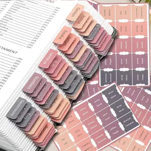 Bible Tag Set 75 Layered Tags for Easy Navigation Simple Design and Options Great for Bible Study and Reading Book Reading Stickers