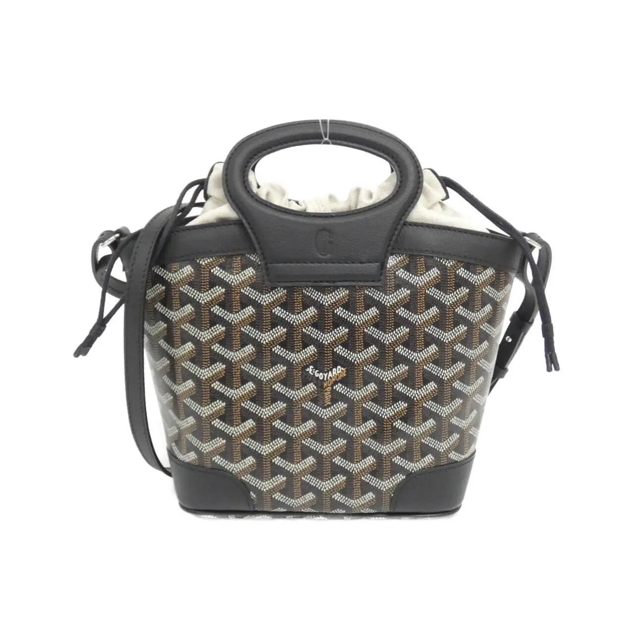 Pre-owned Goyard Canvas Shoulder Bags Beluga Mini Coated Shoulder Bag