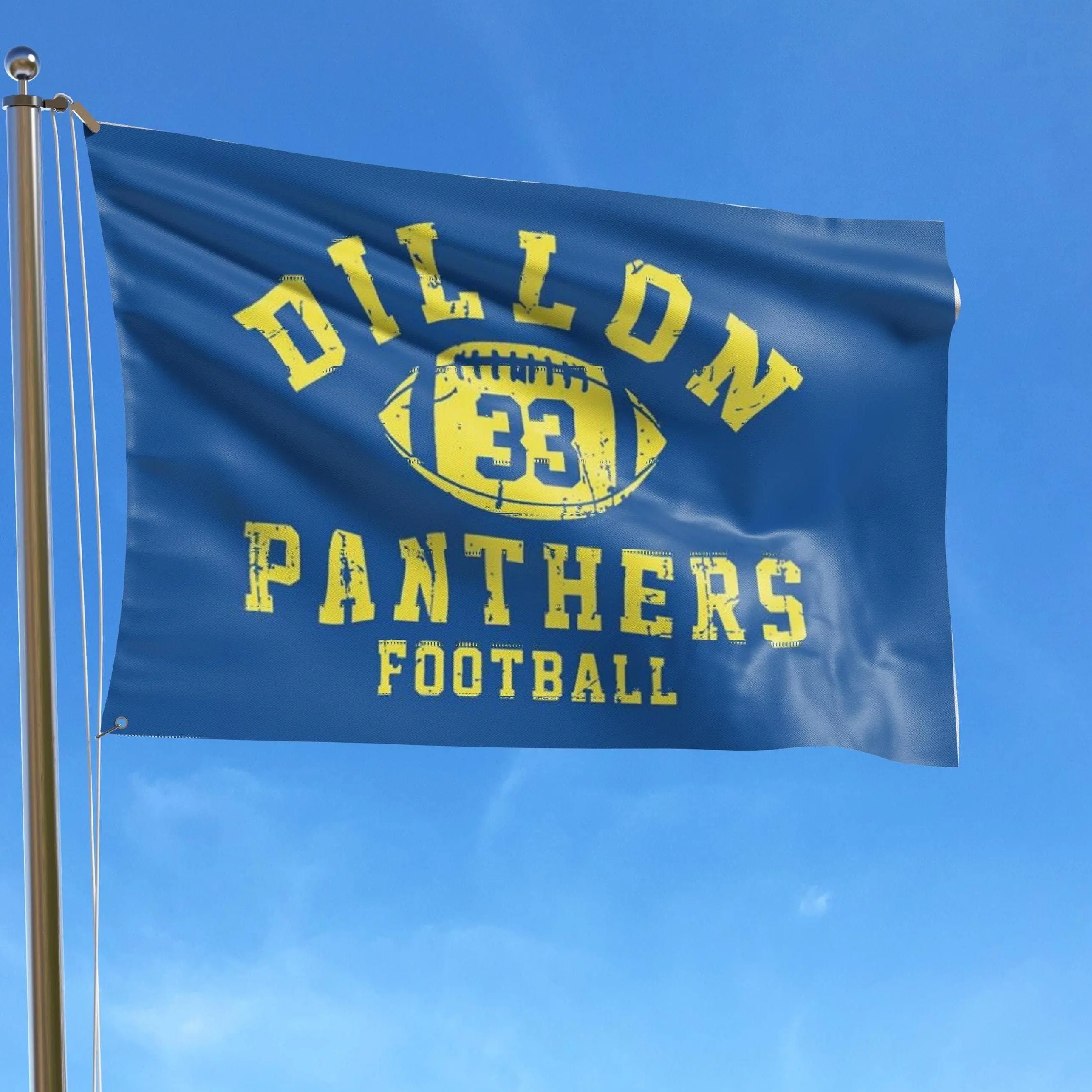 Custom Football Team Flag 3x5FT: Personalized College Banner