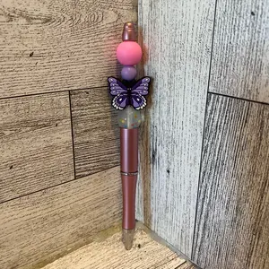 Butterfly Beadable Pen - Perfect for Writing and Correction Tools