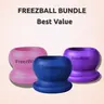 Freezball Dog Chew Toy Bundle - Refillable Frozen Enrichment Bones for Tough Chewers, Multi Pack