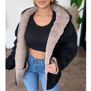 Reversible Cozy Jacket  Oversized Cozy Warm