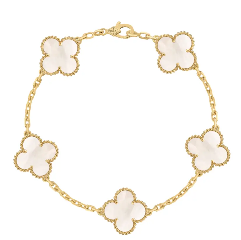 Pre-owned Van Cleef Vintage Alhambra bracelet, 5 motifs