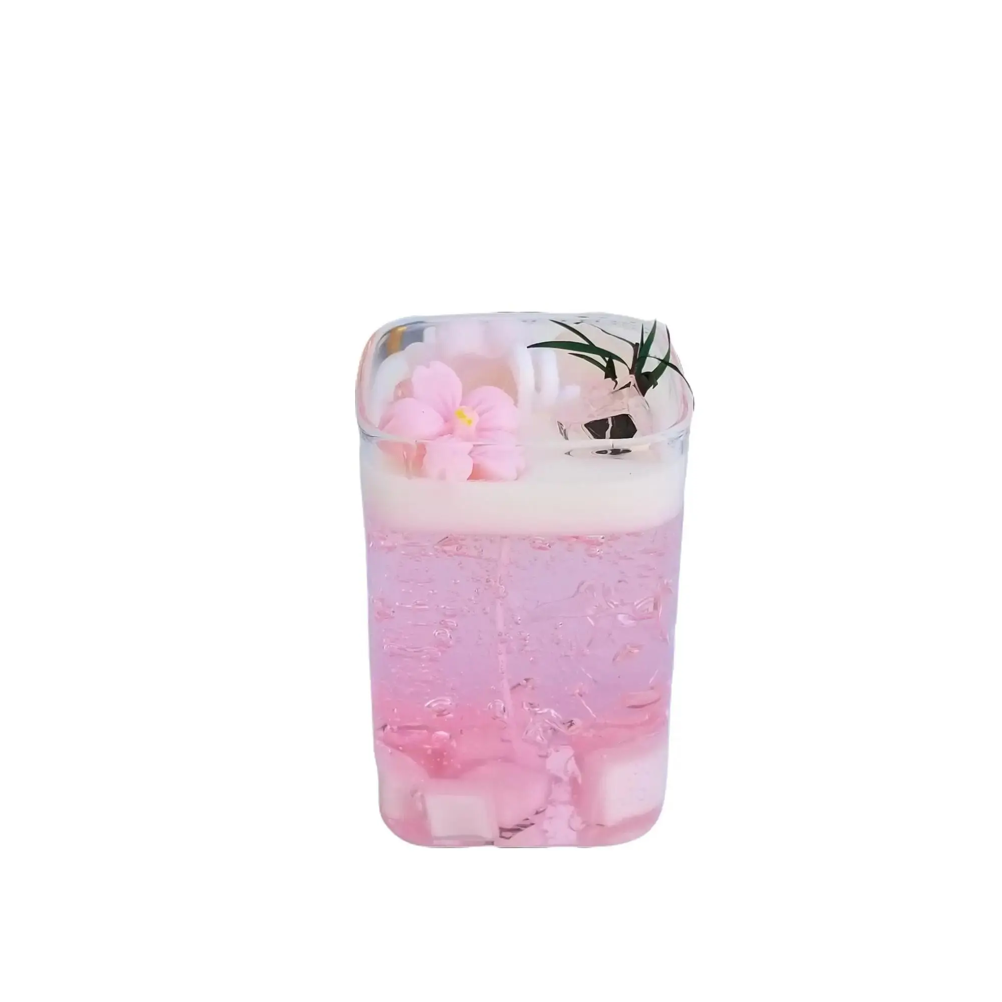 Cherry Blossom Bubble Soda Scented Candle for Home Decoration and Gift