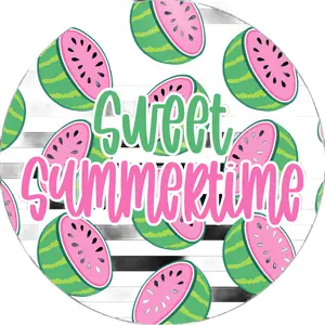 Summer Sign, Watermelon Sign, DECOE-5332-DH, 18" Door Hanger