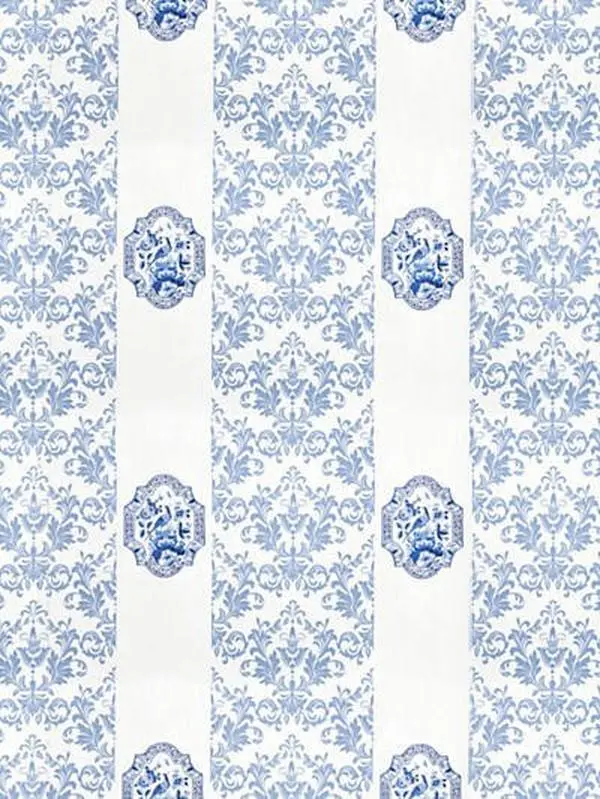 Imperial White Non-Woven Wallpaper