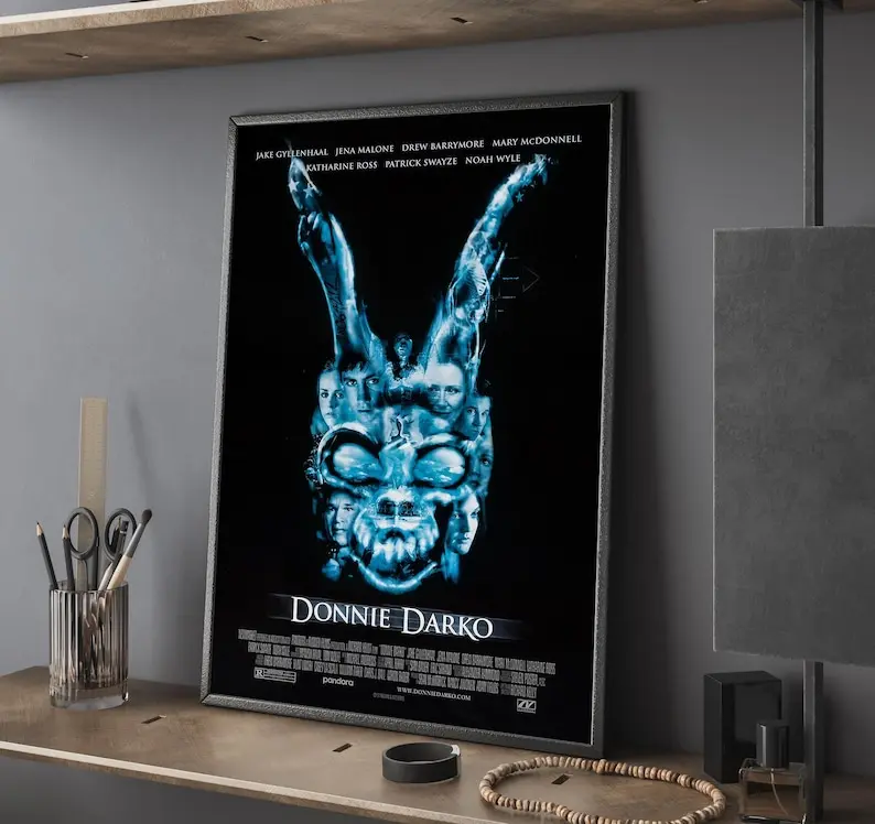 Donnie Darko Movie Poster, Canvas Prints, Wall Art, Home Decor, Perfect Gift, Unframed