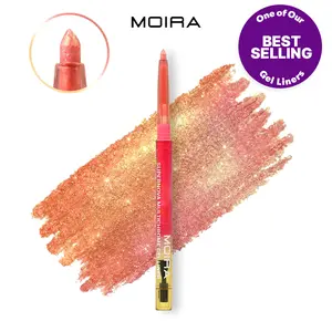 Moira | Supernova Multichrome Gel Eyeliner | Smooth gel texture, Built-In Sharpener, Water & Smudge-Proof | Shade (014, Prismatica) | Upto 12hrs