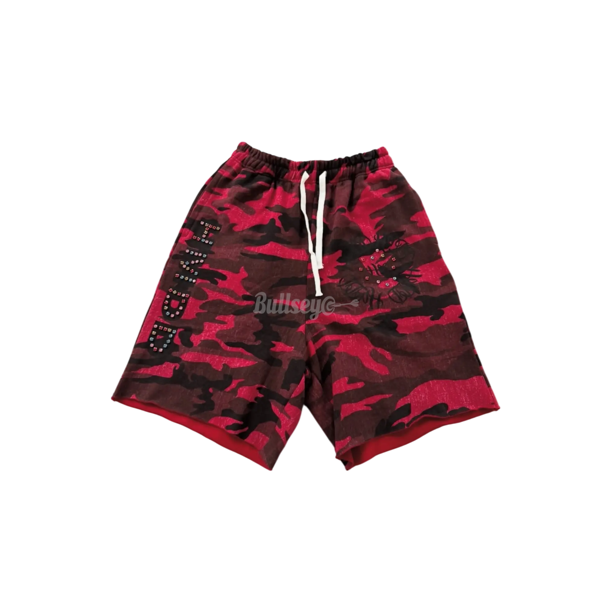 HMDD Camo Chimstone Red Sweat Shorts