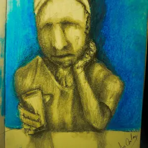 Drawing pencil art decor original Jose Galan