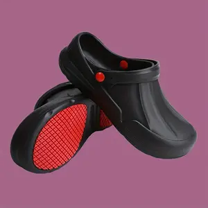 Ultimate Comfort Clogs - Waterproof, Oil-Resistant, Durable, and Non-Slip Safety Shoes for Kitchen Use - EVA Material, Low Top Design, Breathable, Easy to Clean, and Suitable for All Seasons