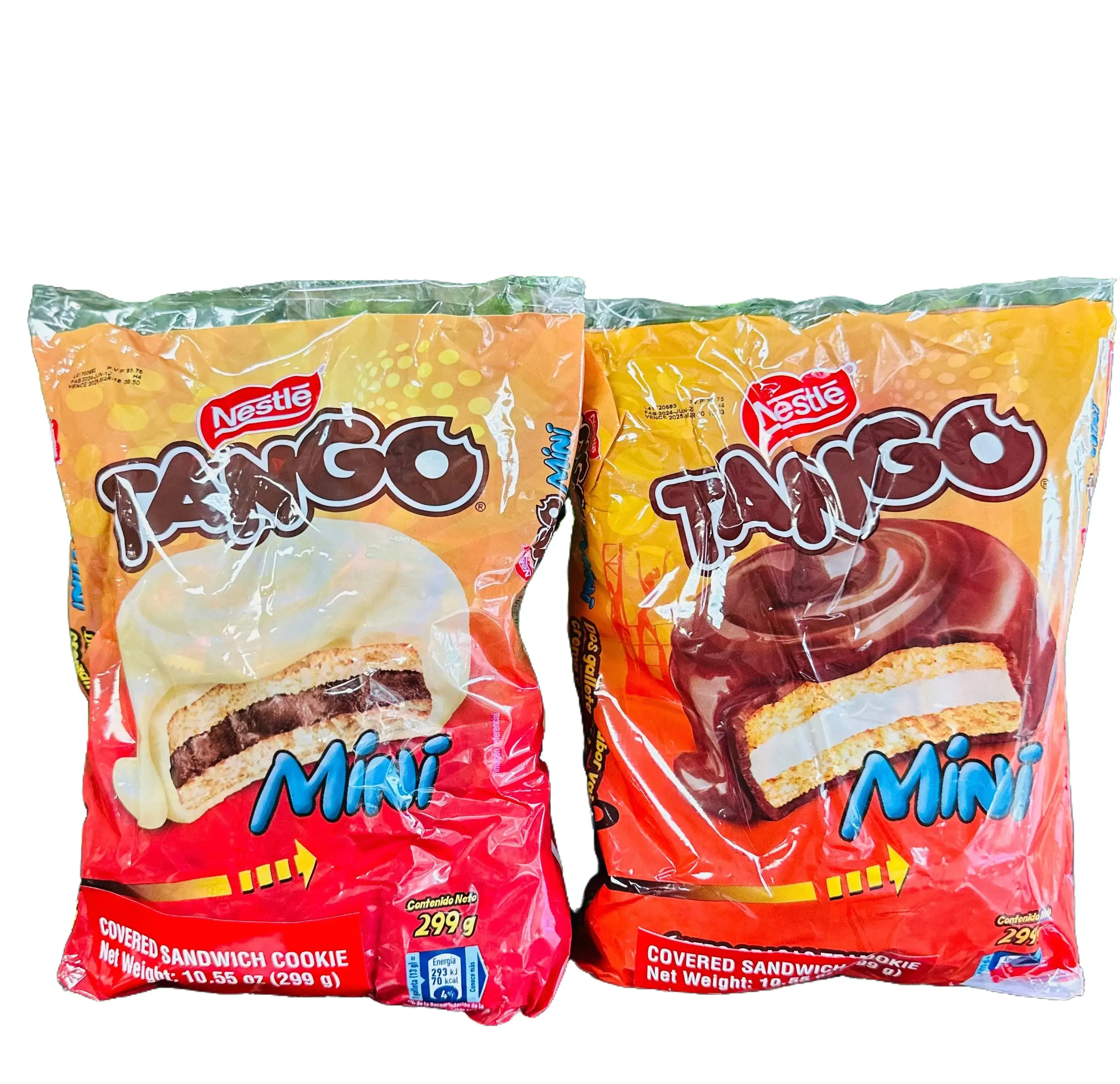 MINI TANGO SNACK CHOCOLATE Y LECHE - NESTLE 299G
