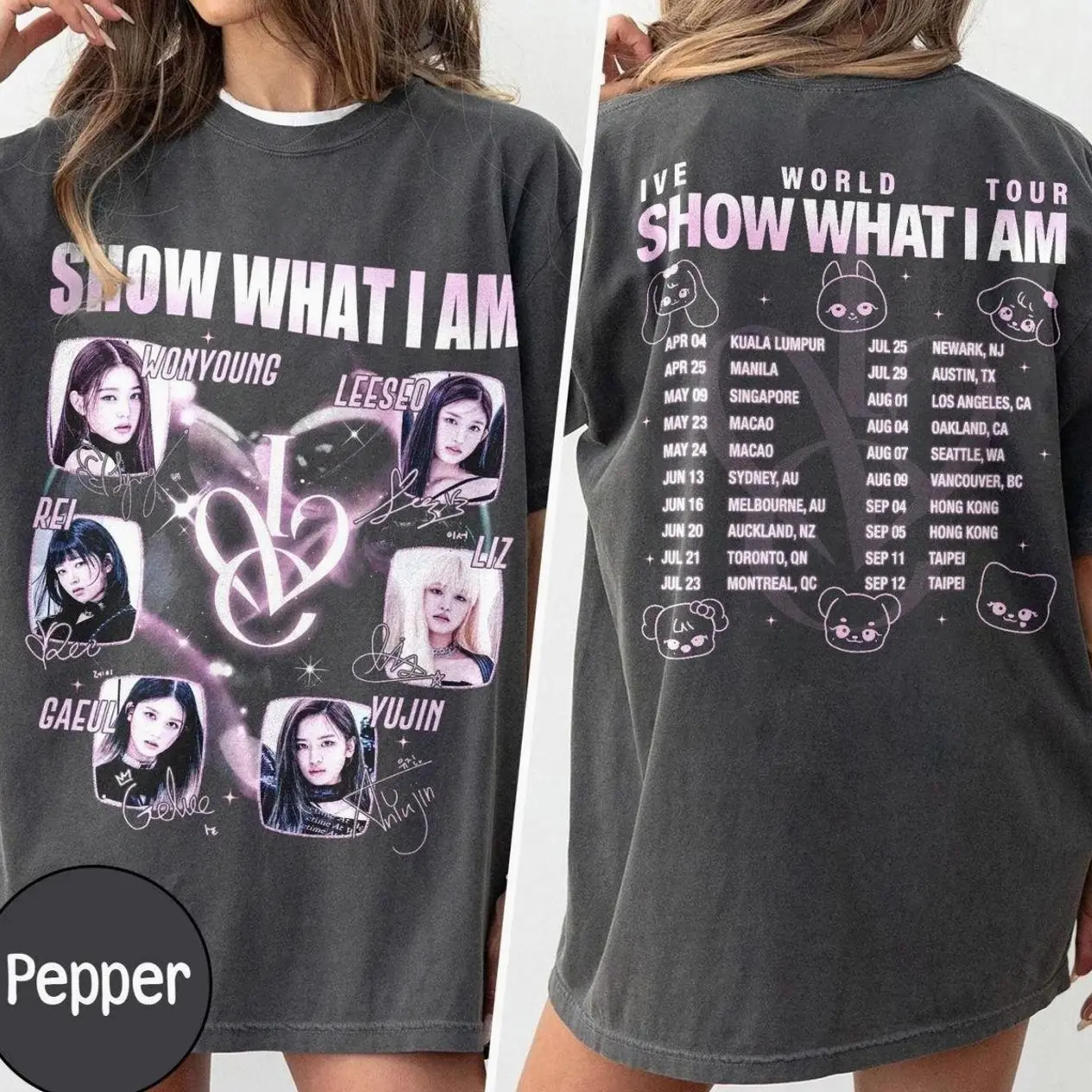 Retro  IVE2 Side Shirt, Ive Revive Shirt, IVE-26Show What I Am Shirt RV0 1LJ