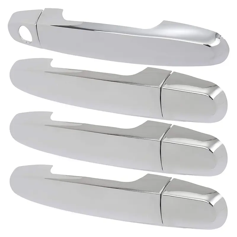 Chrome Exterior Door Handle Covers - 1 Set, 2003-2013 Fit for Toyota Corolla, Easy Install Auto Replacement Vehicle Accessories with Custom Look