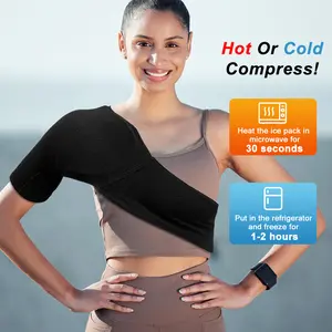 Ice Shoulder Pads Gel Cooling Reusable Exercise Recovery for Men Women Sports Arm Sleeve Breathable Non-Slip Fitness Yoga