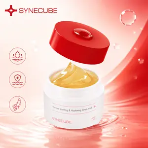 [Synecube] Instant Skin Rescue Jelly Cream Soothing Hydrating Gel Overnight Jelly Cream Lightweight Moisturizer 3.38fl. oz / 100ml - Anti Irritation Redness Care Instant Soothing Relief Barrier Repair For All Skin Types Daily Skincare