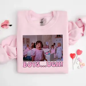 Boys... Ugh! Sweatshirt, Boys... Ugh! T-Shirt, Funny Valentines Day Tee, Retro Valentine Shirt, Valentines Gift, Take Me Back To The 90's Hoodie