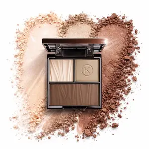 MAGIGIRL Viral 3-in-1 Contour & Eyeshadow Palette  Highlighter + Bronzer + Sculpt | Silky Matte, All-Day Wear, Blends Like a Dream for Snatched Natural Glow