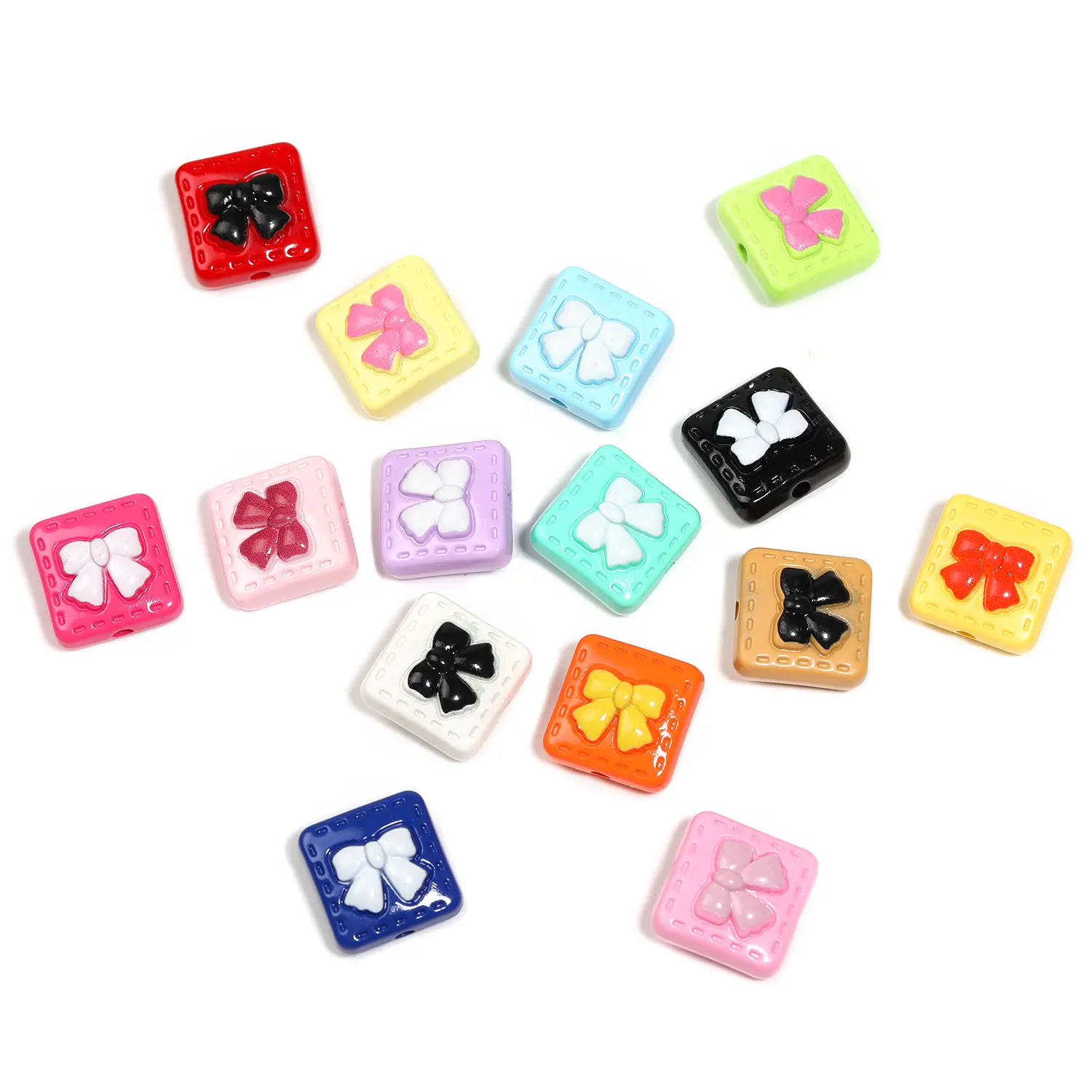 Bow Square  UM005019  50pcs