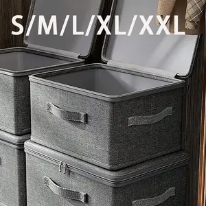 Large Capacity Multi-Functional Foldable Storage Box for Clothes and Fabrics, Durable Design Saving Space, Home Organization Solution